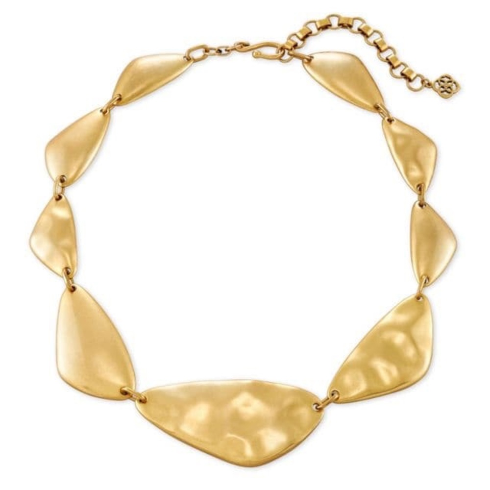 kendra scott Kira Vintage 14K Oxidized Yellow Gold Necklace